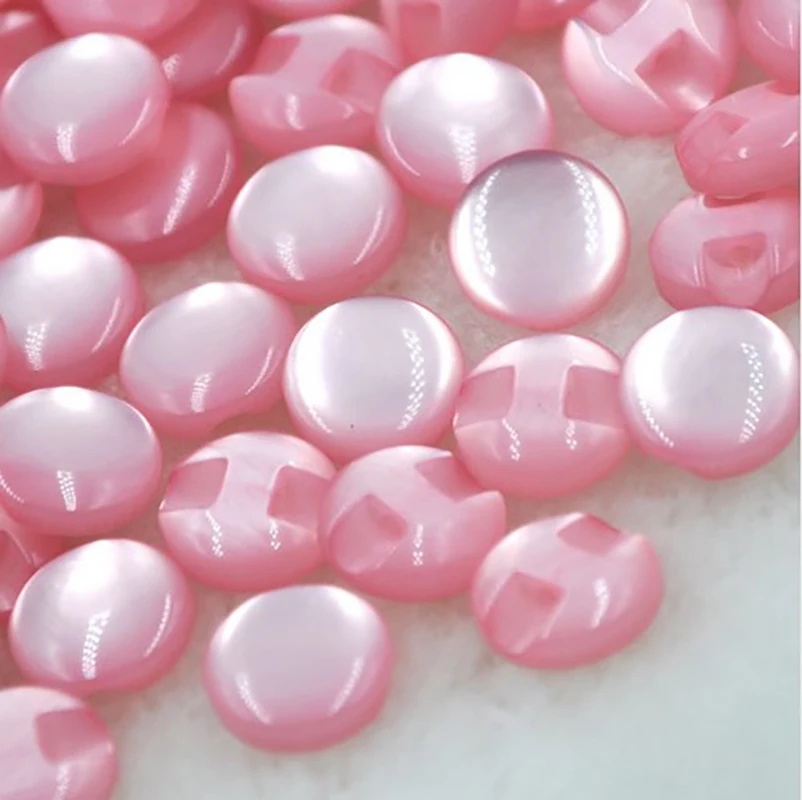 100 шт 16 видов стилей детская одежда Карамельный цвет Кошачий глаз камень смола