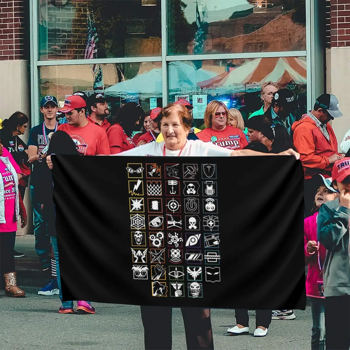 Новая особая Радужная повязка на голову с логотипом и знаком блокировки Женская