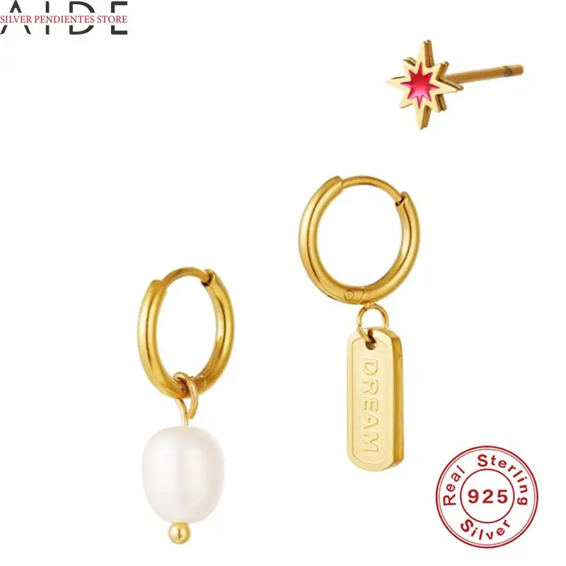 Женские серьги в виде капель Красной Звезды 3 шт. |