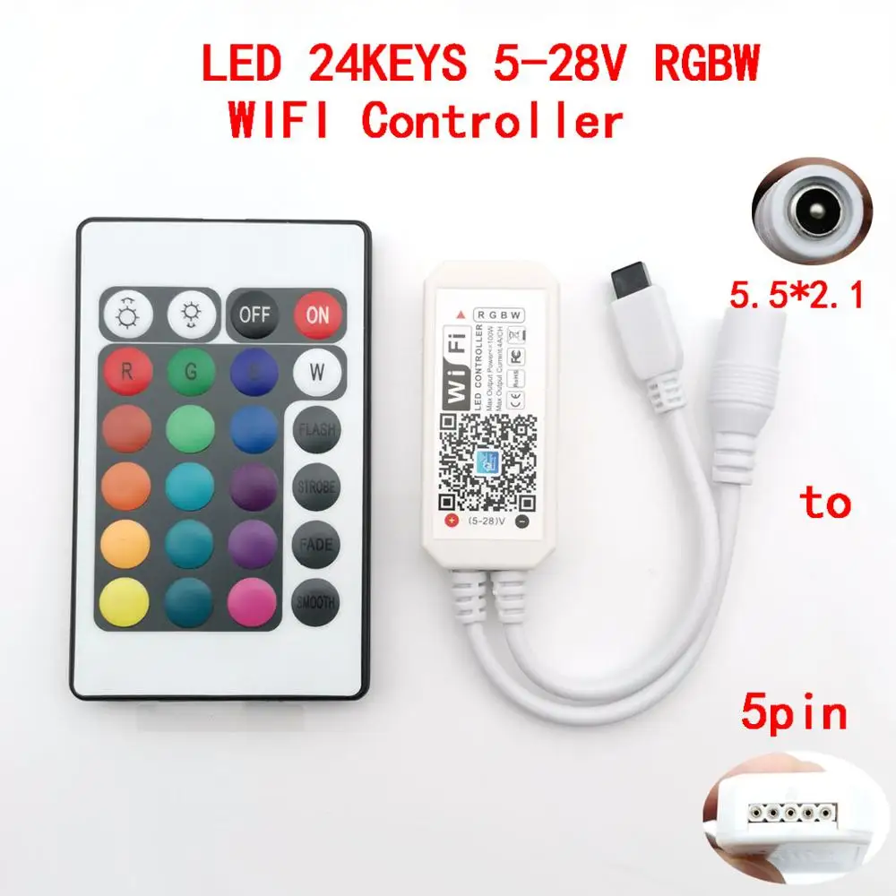 Домашний bluetooth Wifi RGB RGBW 24/44 кнопки инфракрасный пульт дистанционного управления