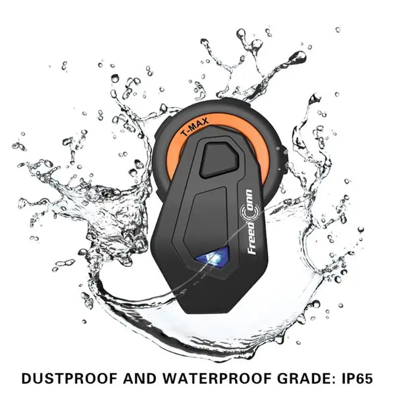 FreedConn t-max 2x1000 m BT4.1 мотоциклетный шлем Интерком 6 всадников гарнитуры