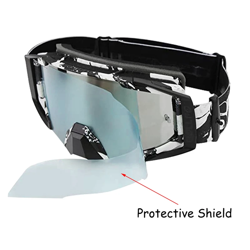 Солнцезащитные очки для мотокросса с пленкой на разрыв Защитные езды мотоцикле |