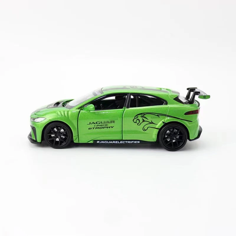 

New Simulation Alloy 1:32 Jagua I-Pace Toy Car Model Metal Diecast Toy Vehicle With Sound Light Pull Back For Collection Gifts