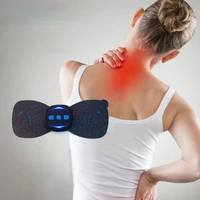 wireless cervical massage stimulator portable mini electric neck back massager muscle modes battery power relief the pain