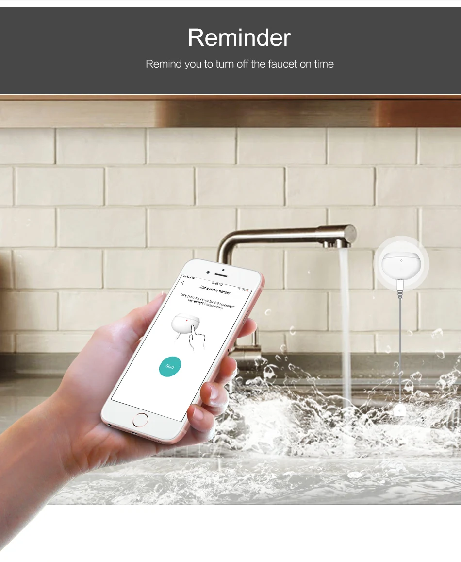 ZigBee пожарная сигнализация датчик дыма детектор газа вода погружение Наводнение детектор утечки Умный дом Безопасность Дистанционное управление на xiaomi