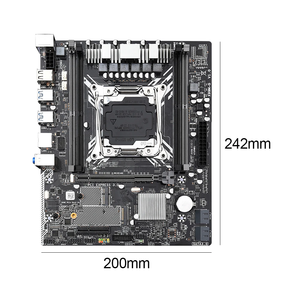 

X99M-G DDR4 LGA 2011-3 V3/V4 M.2 Wi-Fi SATA PCIE 16X 8X