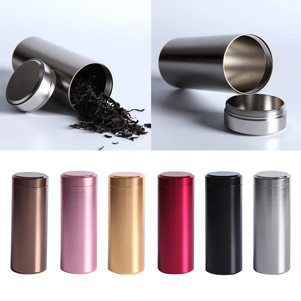 Чехол для таблеток из алюминиевого сплава металлический контейнер чая кофе