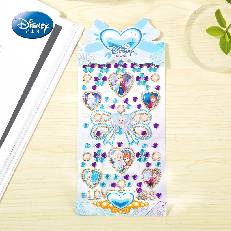 Disney Frozen 2 Эльза 3D пухлые объемные аниме-наклейки для девочек и мальчиков подарок