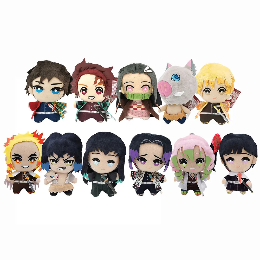 Kimetsu no Yaiba Demon SlayerTomioka Giyuu Kanroji Mitsuri Hashibira Inosuke Tokitou Muichirou 15 см плюшевые игрушки