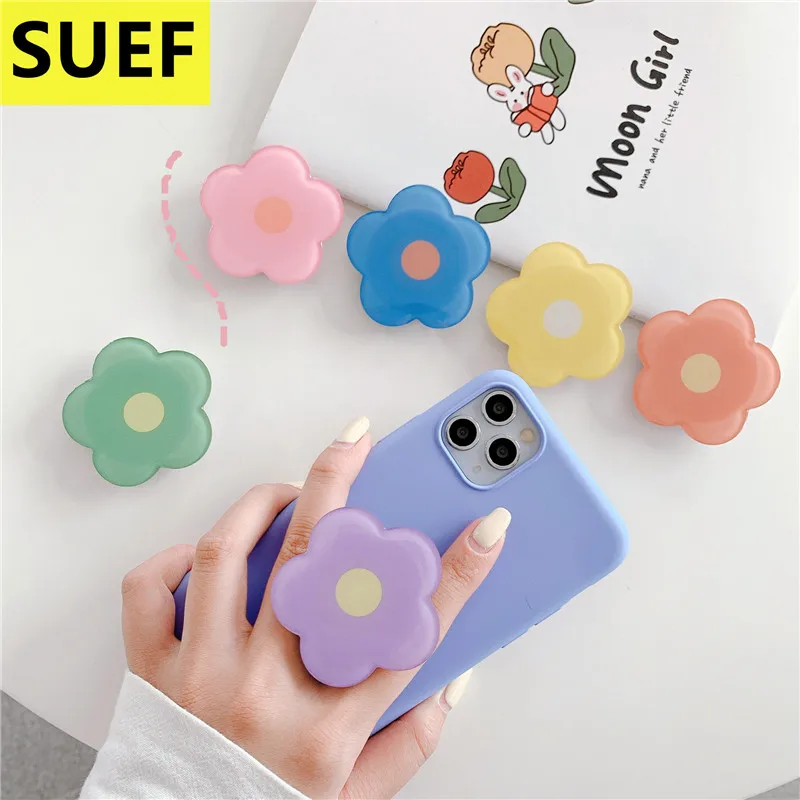 Красивый держатель для телефона с цветами подставка на палец раздвижная розетка