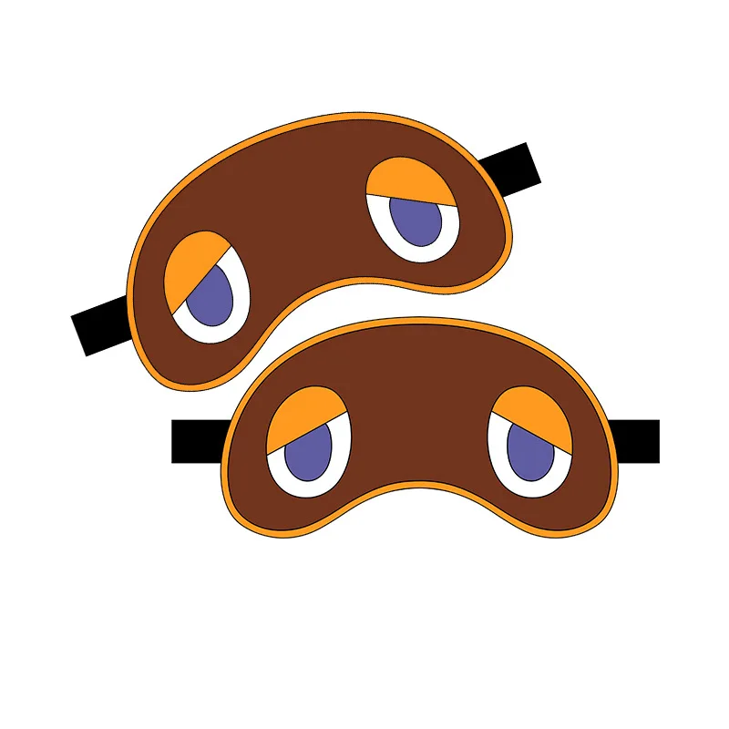 

Anime Game Funny Animal Crossing 3D Eye Mask Cover Tom Nook Cosplay Sleeping Rest Protection Sleep Cartoon Eyepatch Student Gift