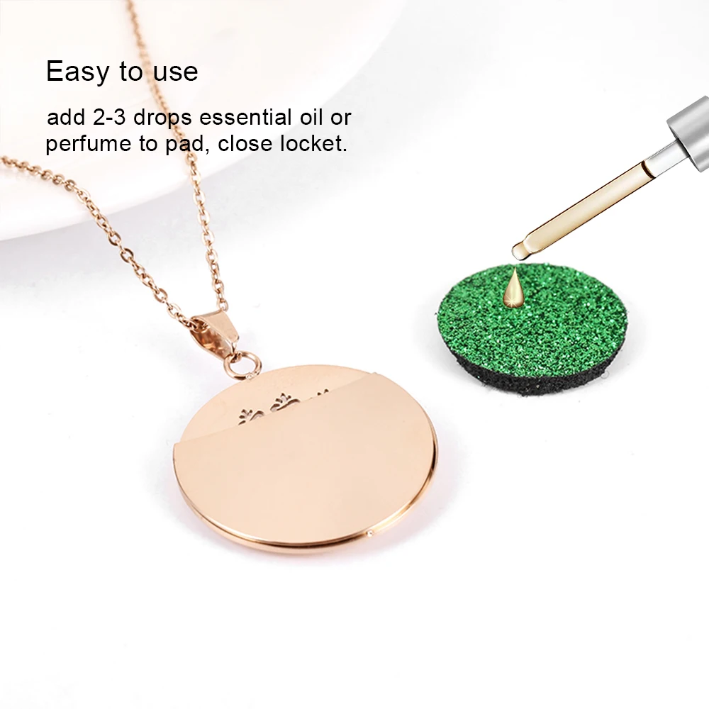 Женский кулон из нержавеющей стали с распылителем эфирных масел | Украшения и