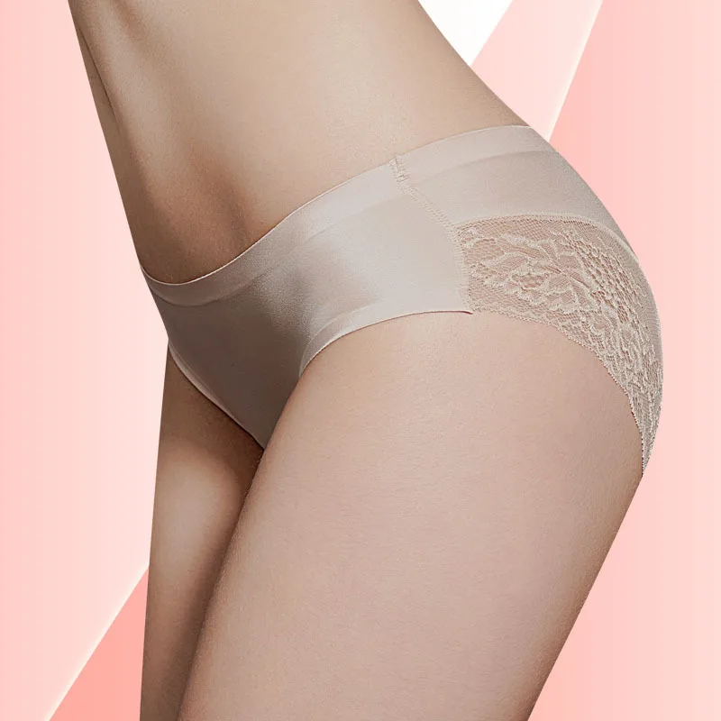 [Низкая цена] женские трусики кружевные сексуальные трусы со средней талией
