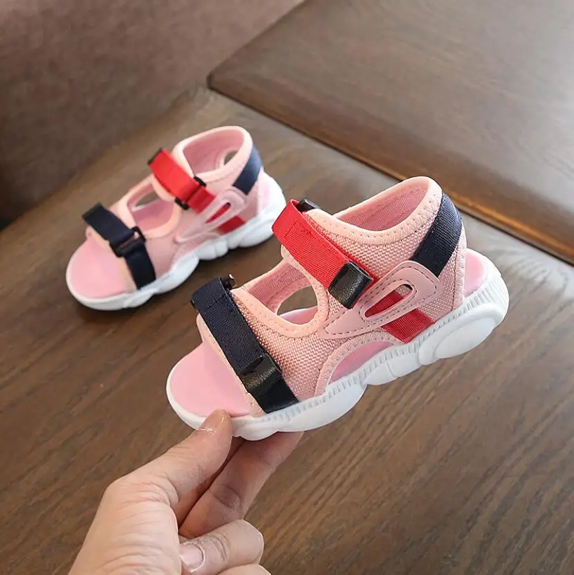 Детские модные спортивные сандалии детские удобные летняя новая пляжная обувь