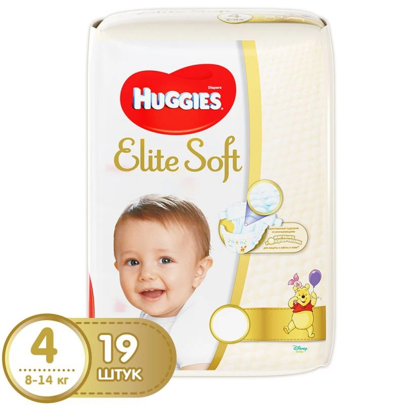 Подгузники Huggies ELITE SOFT | Мать и ребенок