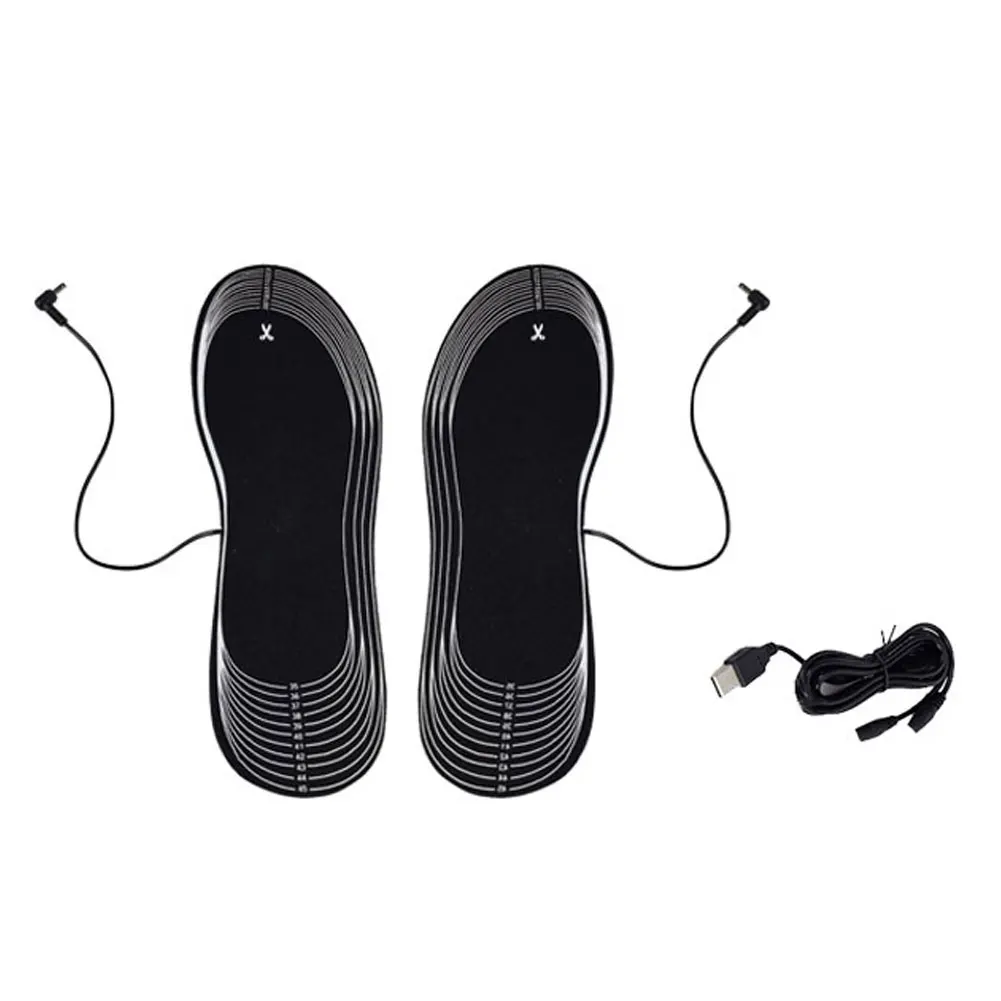

USB DC Carbon Fiber Electric Heating Insoles EVA Rechargeable Can Be Cut Carbon Fiber Electric Heating Shoes Insoles Pad