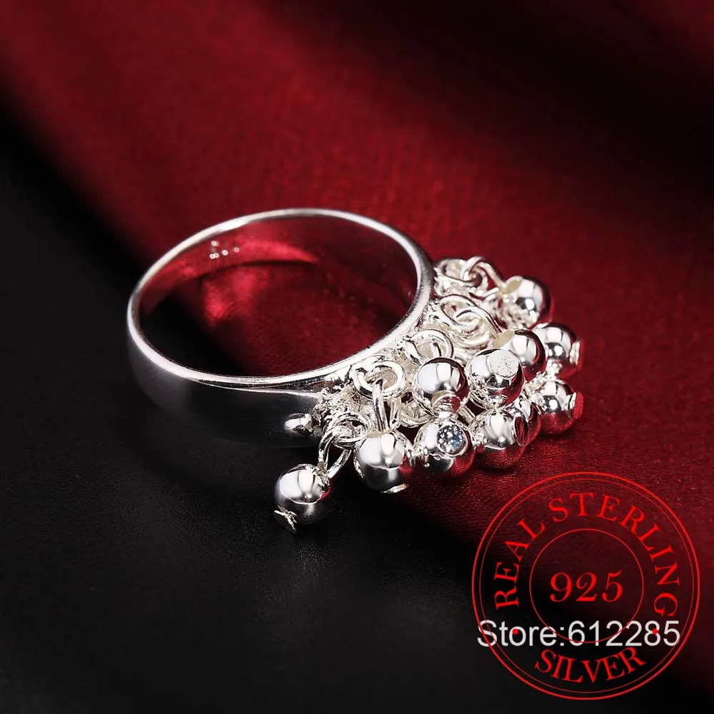 Рождественский подарок! Кольцо из серебра 925 пробы ювелирные изделия для