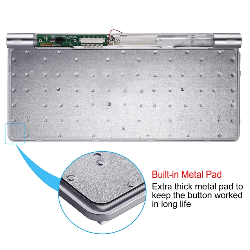 Ультра тонкая офисная беспроводная клавиатура и мышь комбо с низким уровнем шума