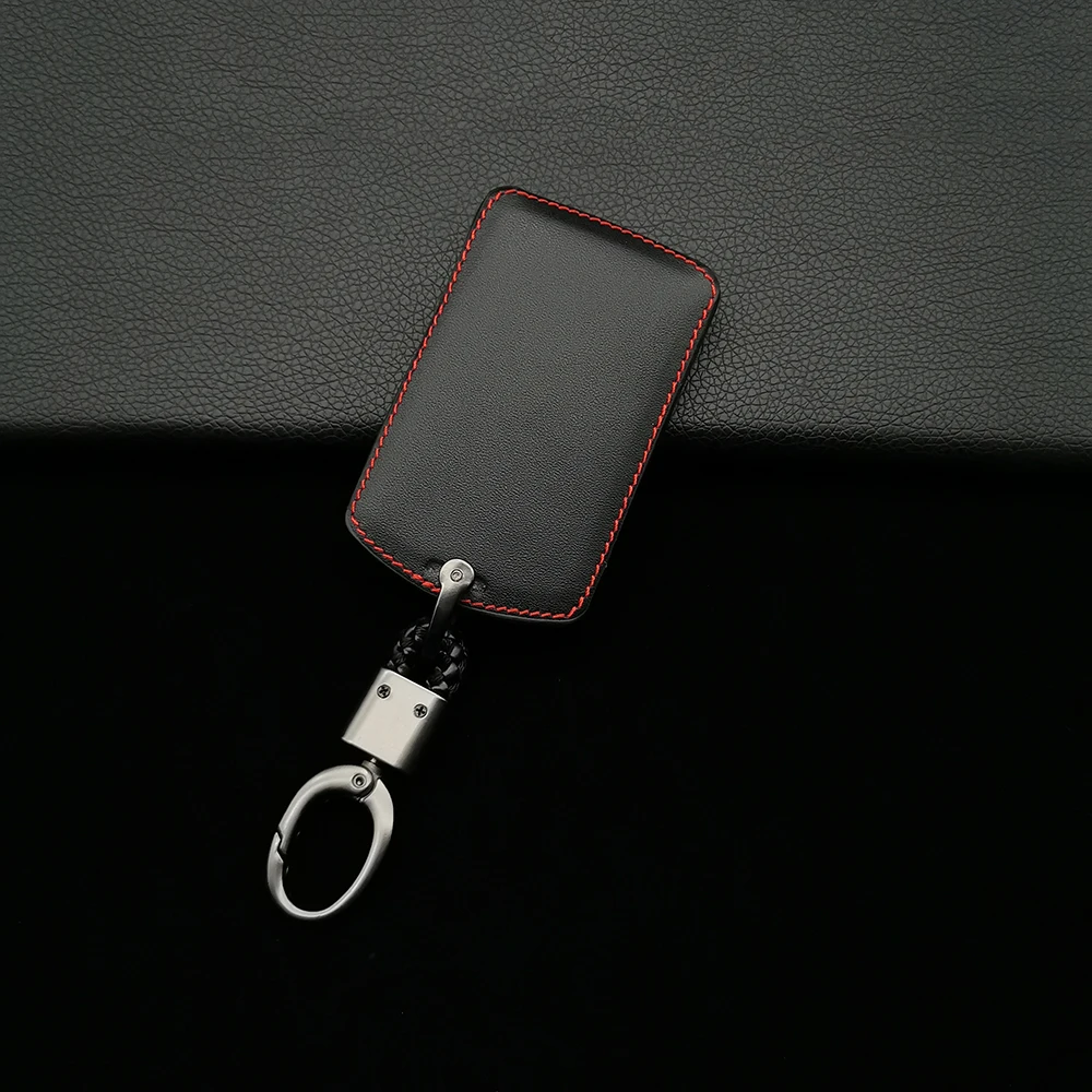 

Automotive Key Cover, Leather Protective Cover With 4 Buttons For Renault Clio Logan Megane 2 3 Koleos Scenery Card