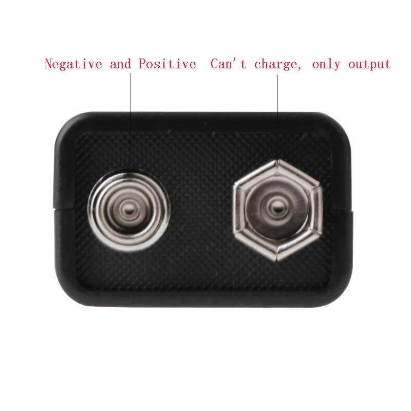 Аккумуляторная батарея Lipo с Micro USB 9 В 800 мАч для мультиметра микрофона