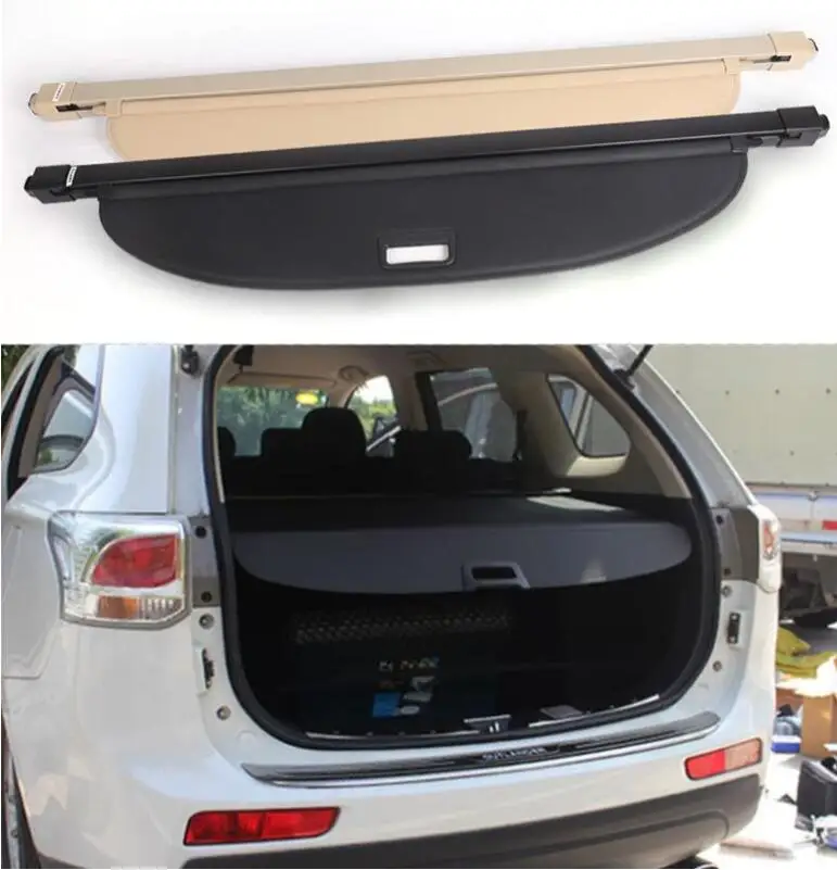 Высококачественный защитный экран багажника для Mitsubishi Outlander 2013 2014 2015 (черный