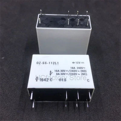 

NEW Original 1pcs/lot OZ-SS-112L OZ SS 112L 12VDC 12V relay OZ-SS-112L1 16A In Stock Wholesale one-stop distribution list