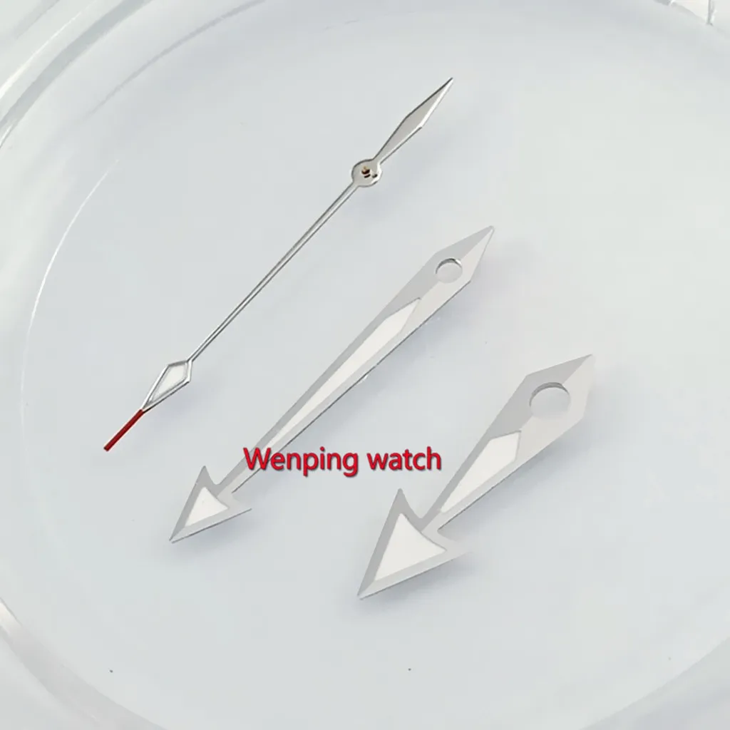 Silber Uhr Hände Grün Leuchtende Fit NH35 NH36 ETA2824 2836 Miyota 8205 8215 82Serie Mingzhu DG2813 3804 Bewegung Zubehör – Detail 1