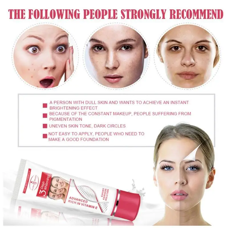 Увлажняющий отбеливающий крем для лица и тела Мгновенное Отбеливание | Красота