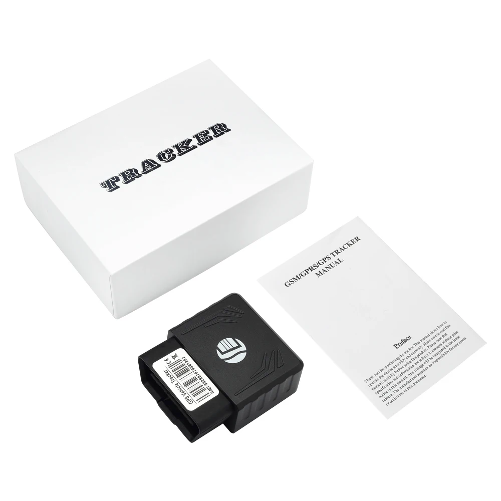 OBD II gps трекер мини GPRS GSM автомобиль в реальном времени Бесплатная установка