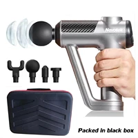 profession electric fascia gun exercising muscle 4 head for neck and back shaping slimming massage tool dropshipping