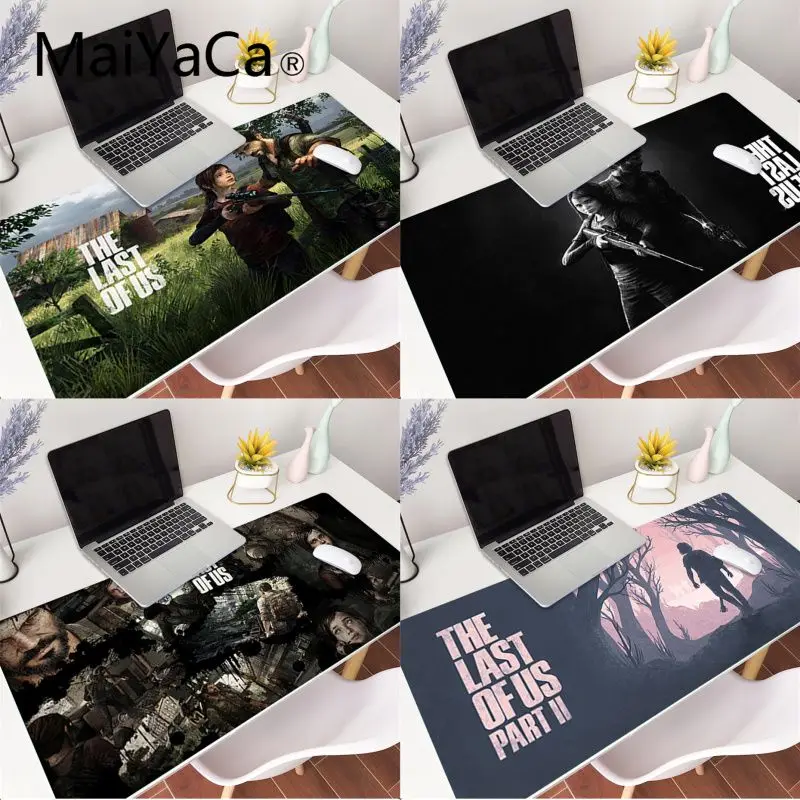 

MaiYaCa The Last of Us Adventure Survival Gamer Mouse pads Gaming Accessories Mousepad Mouse Mat Keyboard xxl Mouse Pad Game