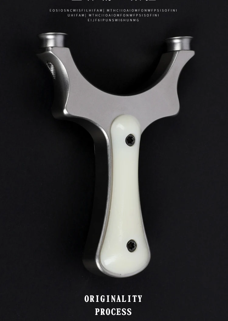 

New Slingshot 304 Stainless Steel Removable Titanium Alloy Brace Flat Rib Outdoor Shooting Competitive Equipment