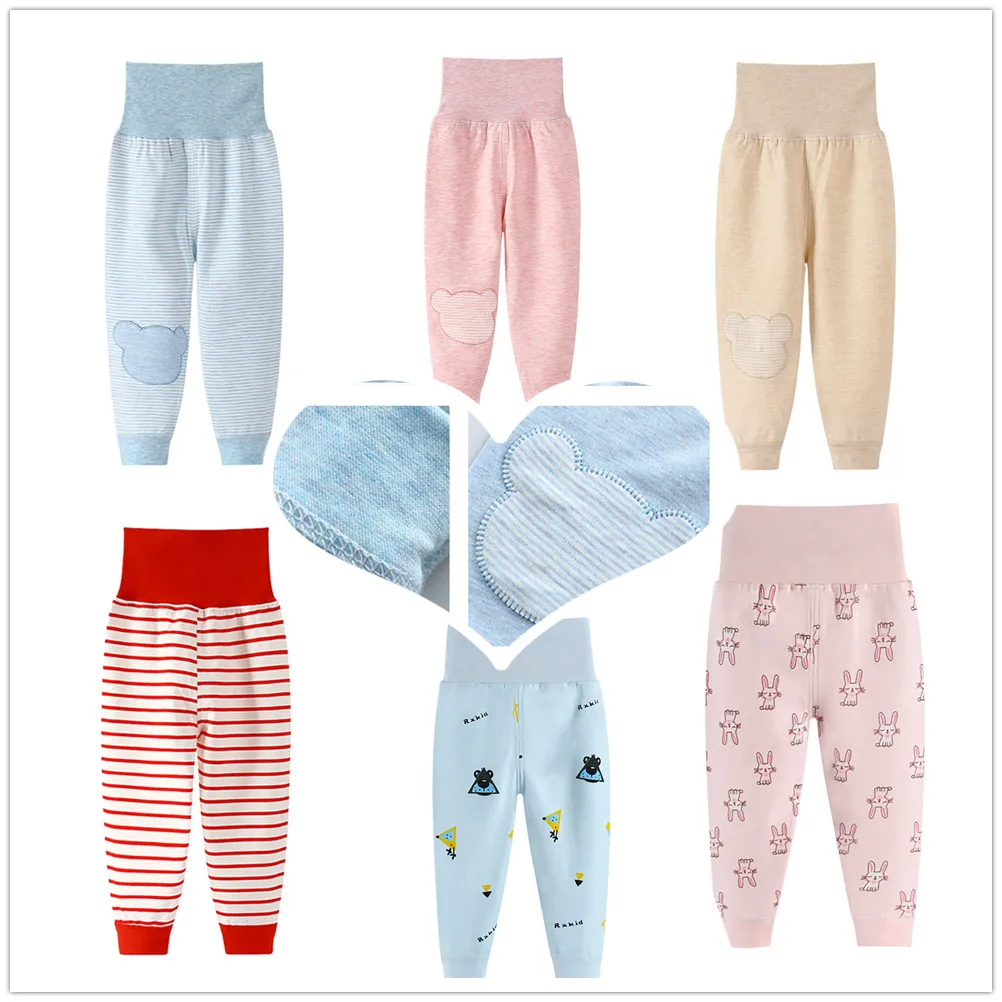 Леггинсы для маленьких девочек брюки-карандаш Детская Пижама хлопковые брюки с