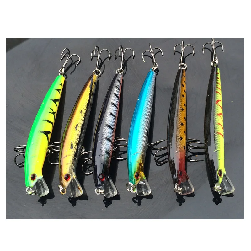 

Fishing Artificial Lure Minnow Bait 10cm/9g 0.5-1.5m Dive Deep Hard Baits Hooks 1 Piece Sale