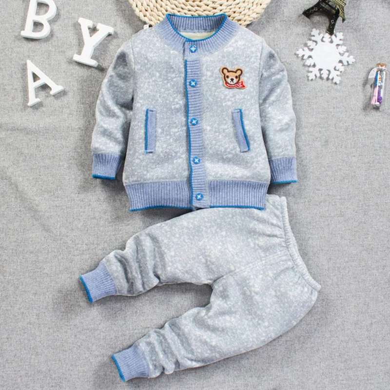 Новинка 2020 года Детские утепленные пижамные комплекты футболка с круглым