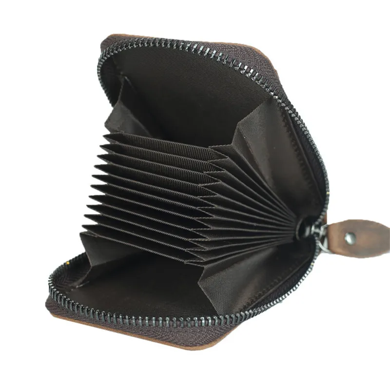 Новинка кошелек для монет LD209 с защитой RFID кожаный Многофункциональный маленький