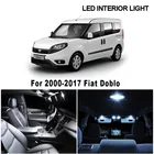 7 шт. белый ошибок светодиодные лампы Canbus внутренний купол потолка крыши светильник s комплект для 2000-2017 Fiat Doblo карты чтения ствол светильник