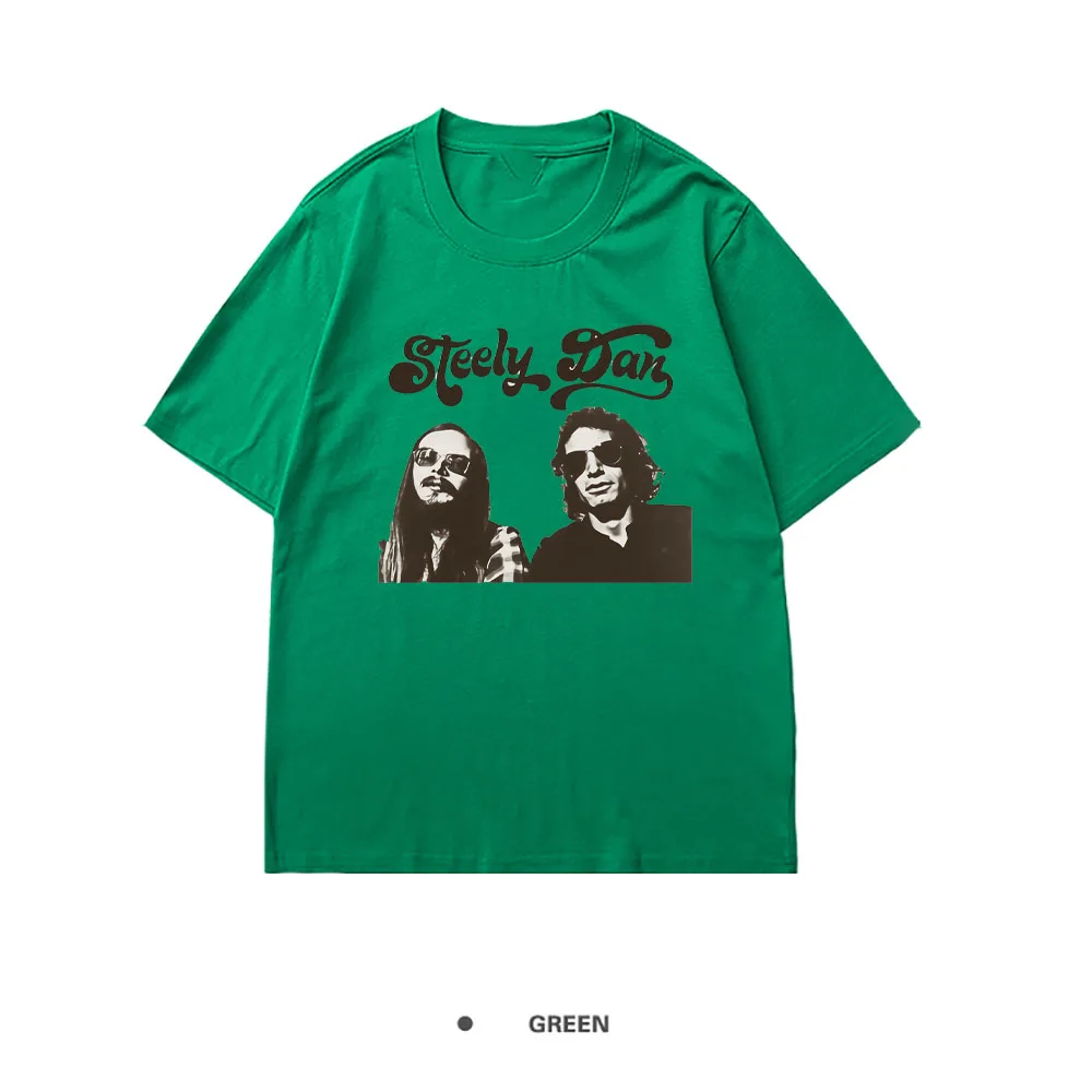 

Steely Fan Art Design Print Woman Tshirts Brand Cotton T Shirt Spring Summer Oversized T-shirt Breathable Loose Woman T Shirts