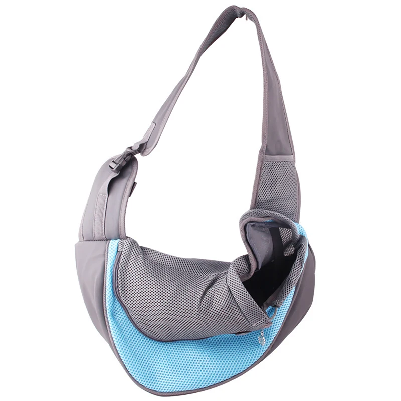 

Breathable pet dog backpack outdoor travel handbag bag mesh Oxford cloth shoulder bag strap comfortable travel portable shoulder