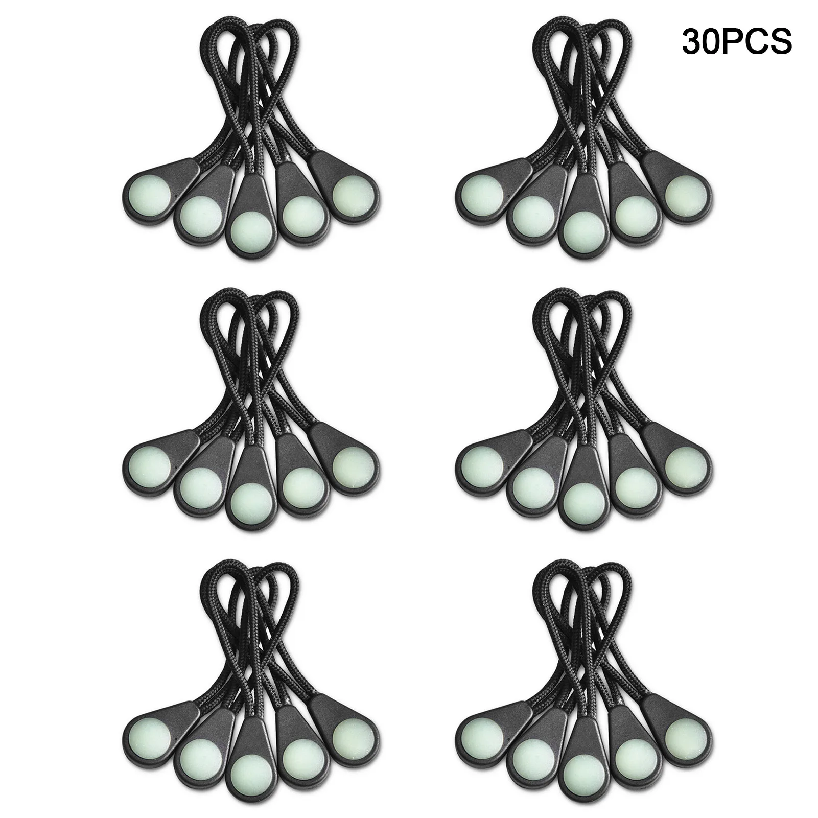 Набор портативных маркеров на молнии 30 шт. ультраяркие светится в темноте ночи