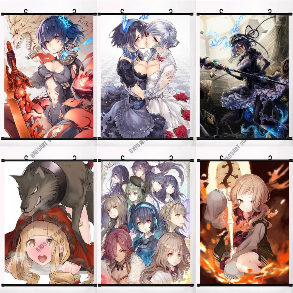 Картина на холсте из аниме SINoALICE Alice Snow Briar Rose Kaguya плакаты и принты настенное