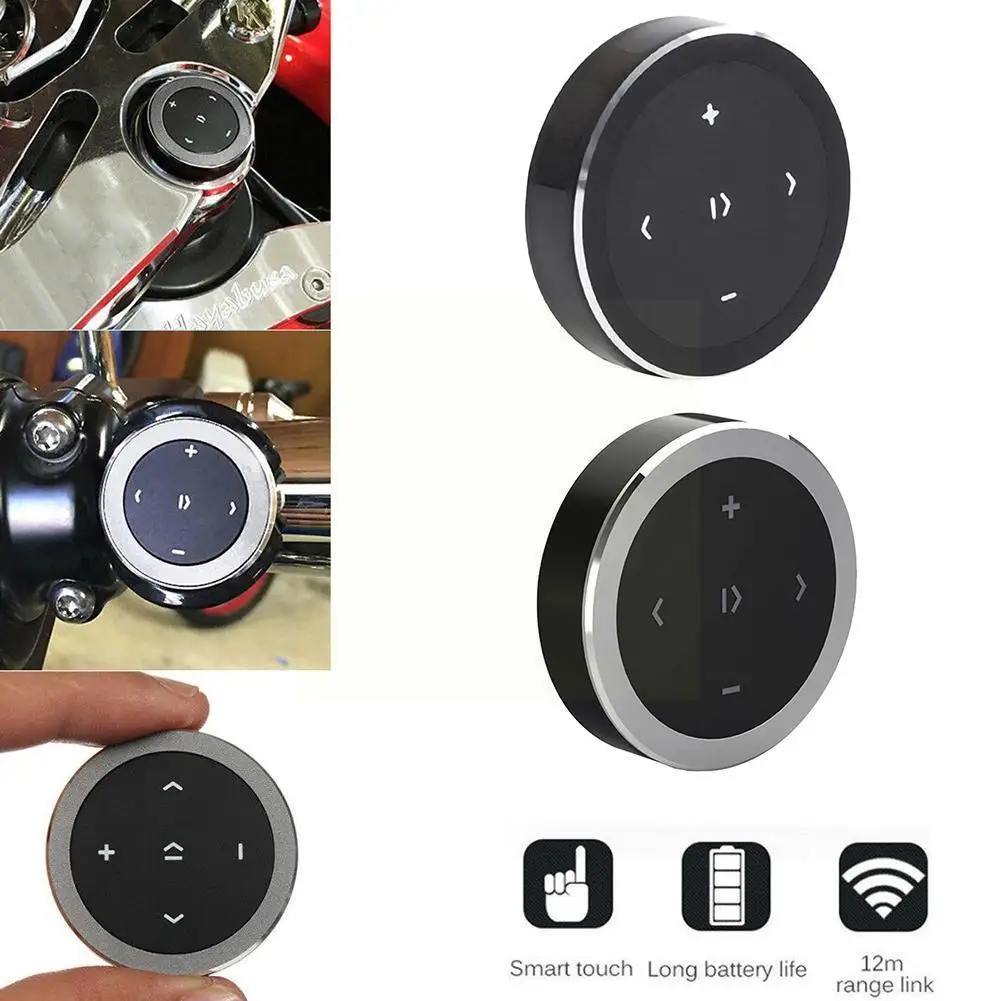 

Car Wireless Bluetooth-compatible Receiver Controller BT 3.0 Remote Control Media Button Music Player Automotive Accessories