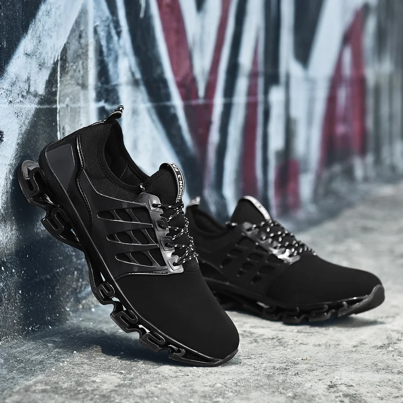 ZUFENG мужские кроссовки большого размера с клиновидной подошвой спортивная обувь