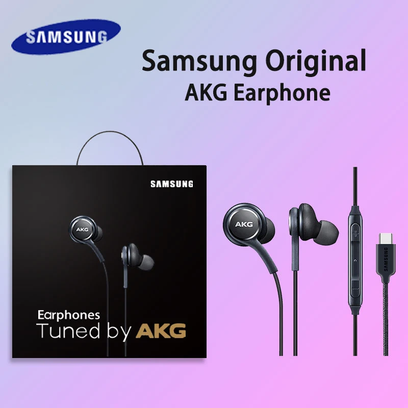 S9 наушники оригинальный Samsung IG955 Type C USB вкладыши с микрофоном для Galaxy a50 a70 a80 s8 s10 note