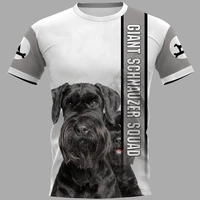 giant schnauzer 3d printed t shirt harajuku streetwear t shirts funny animal men for women short sleeve drop shipping