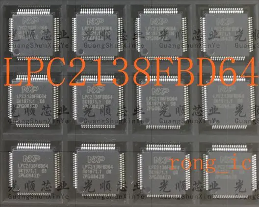 

5 шт. LPC2138FBD64 LPC2138FBD64/01LQFP-64 32