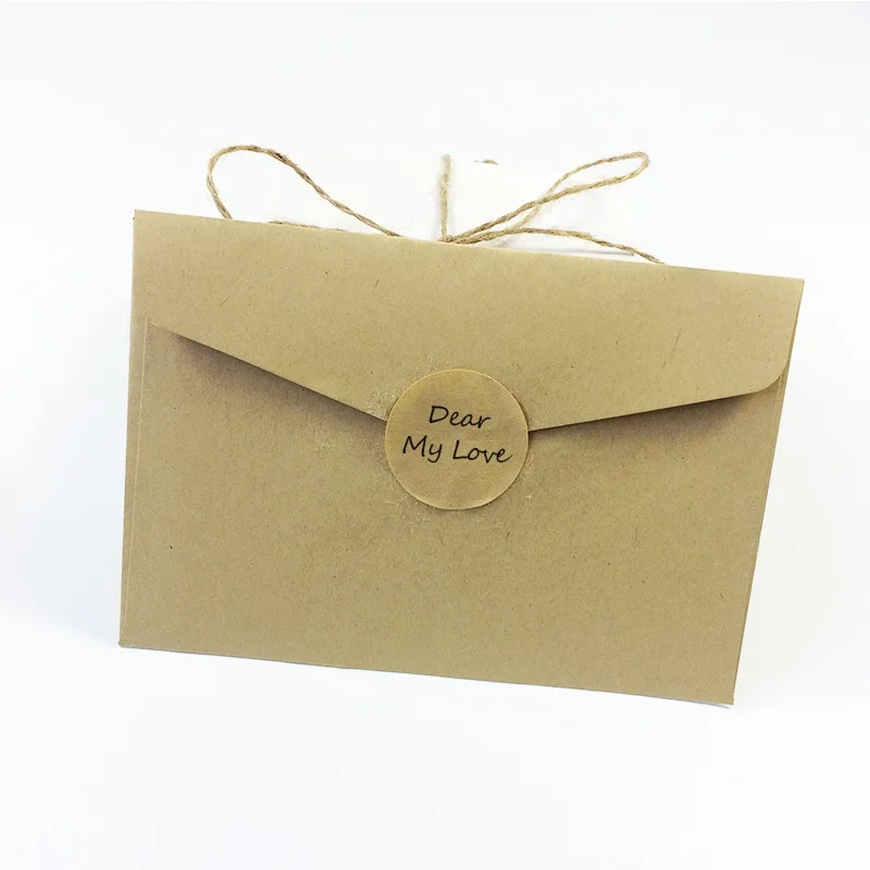 1000 шт./лот простая пустая круглая крафт этикетка наклейка для сделай сам ручная