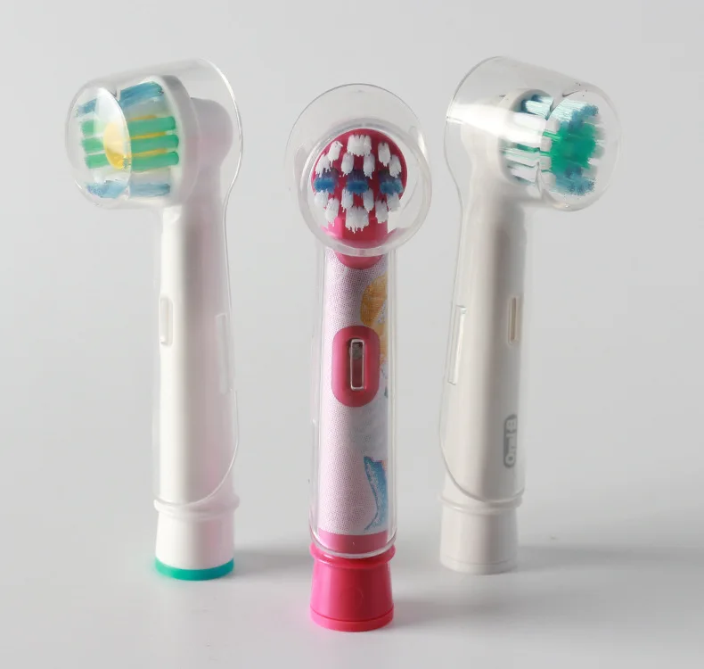 4 шт. Защитные чехлы для зубных щеток Oral B, сменная Защитная крышка для электрической зубной щетки, Гигиенические Защитные чехлы - изображение