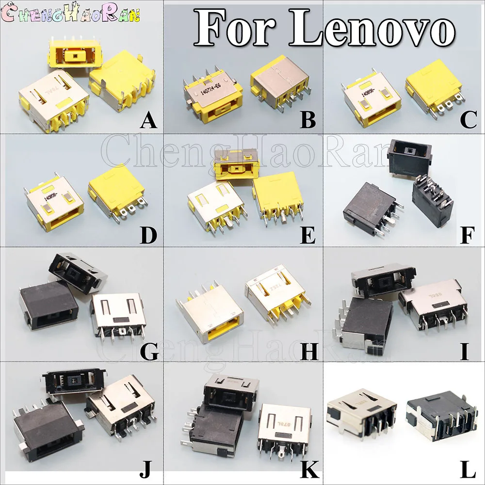 1pcs DC Power Jack Connector For Lenovo IdeaPad Yoga 11 11S 13 X1 G400 G490 G405S G505 G490 G500 Z501 100-14IBD 100-15IBD Socket