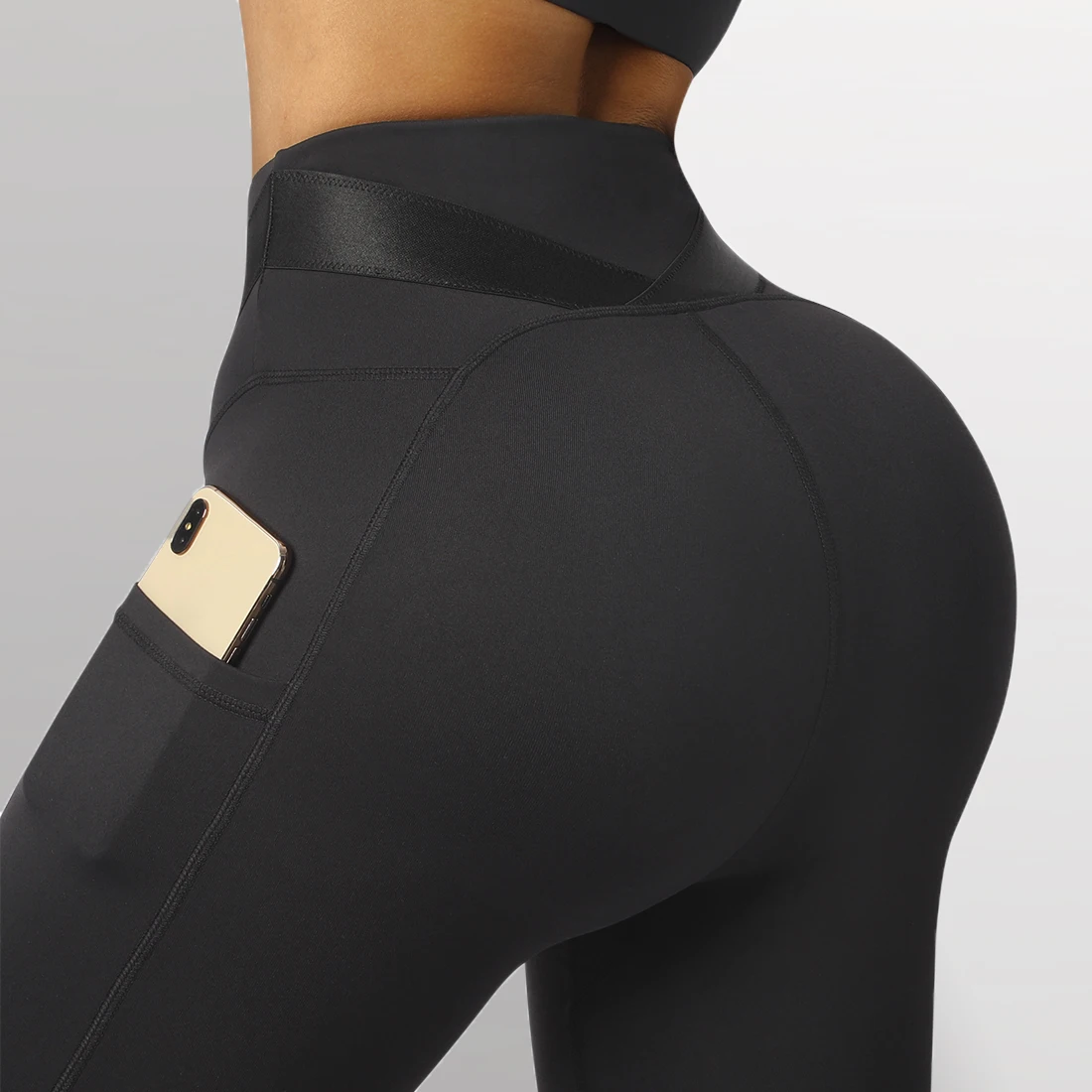 

Pocket Yoga Pants High Waist Tummy Control Leggings For Fitness Stretchy Leggings Women Gym Workout Leggings Sport Women Fitness